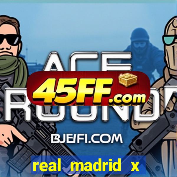 real madrid x villarreal ao vivo futemax